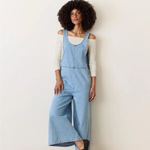 Marine Layer Sky Blue Denim Overalls